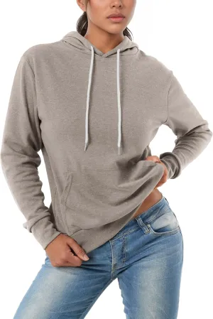 GIVON Women's Essential Pullover Hoodie Lightweight Long Sleeve Comfort Sweatshirt for Everyday Wear