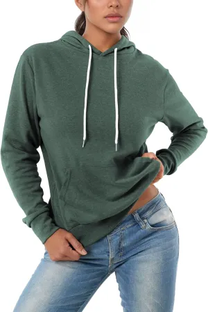 GIVON Women's Essential Pullover Hoodie Lightweight Long Sleeve Comfort Sweatshirt for Everyday Wear