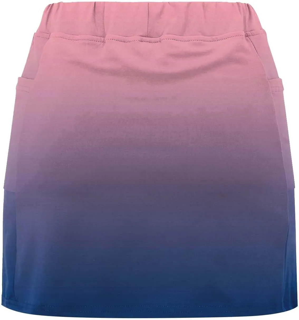 Golf Skirts for Women with Shorts Long Womens Running Shorts 5 inch Inseam no Liner Black Skirt for Women Cotton