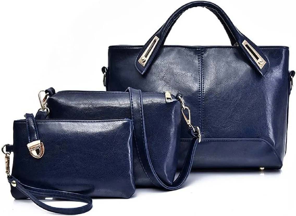 Handbag for Women Fashion Shoulder Bags Tote Crossbody Satchel Purse 3 Pieces Set