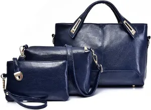 Handbag for Women Fashion Shoulder Bags Tote Crossbody Satchel Purse 3 Pieces Set