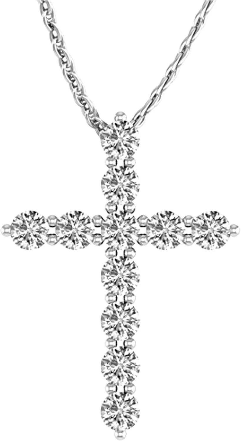 Houston Diamond District 1 Carat 14K Gold Cross Value Collection