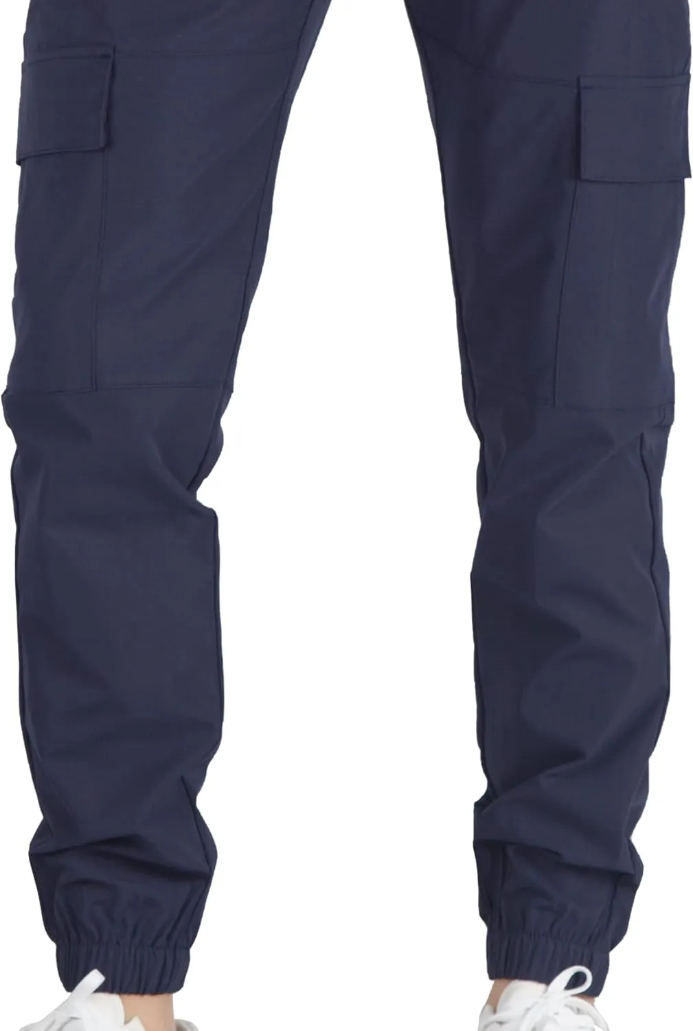 ITALYMORN Mens Lightweight Cargo Joggers with 6 Pockets Slim Fit Casual Pants Elastic Waist Outdoor Running Everyday Wear