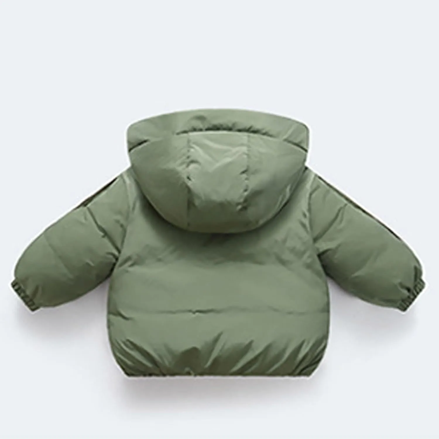 Kids Toddler Baby Girls Boys Winter Warm Thick Solid Cotton Long Sleeve Padded Jacket Coat Clothes Coat Boy 24