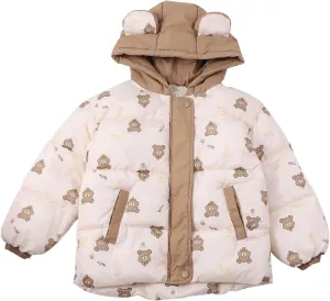 Kids Toddler Baby Girls Boys Winter Warm Thick Solid Cotton Long Sleeve Padded Jacket Coat Clothes Winter Coats