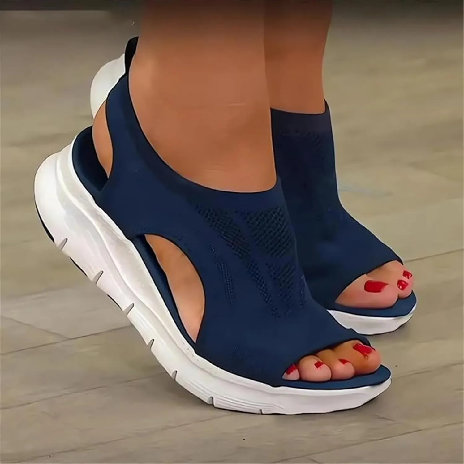 Ladmiple Sandals Women Comfortable Cute Orthotic Slides Orthopedic Sandal Dressy Summer Walking Beach Shoes with Arch Support