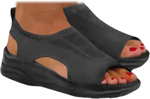 Ladmiple Sandals Women Comfortable Cute Orthotic Walking Sandals Open Toe Arch Support Slides Dressy Summer Orthopedic Shoes