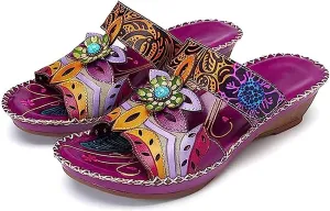 Ladmiple Sandals Women Dressy Comfortable Orthopedic Sandals Arch Support Flip Flops Soft Summer Beach Shoes Orthotic Slides