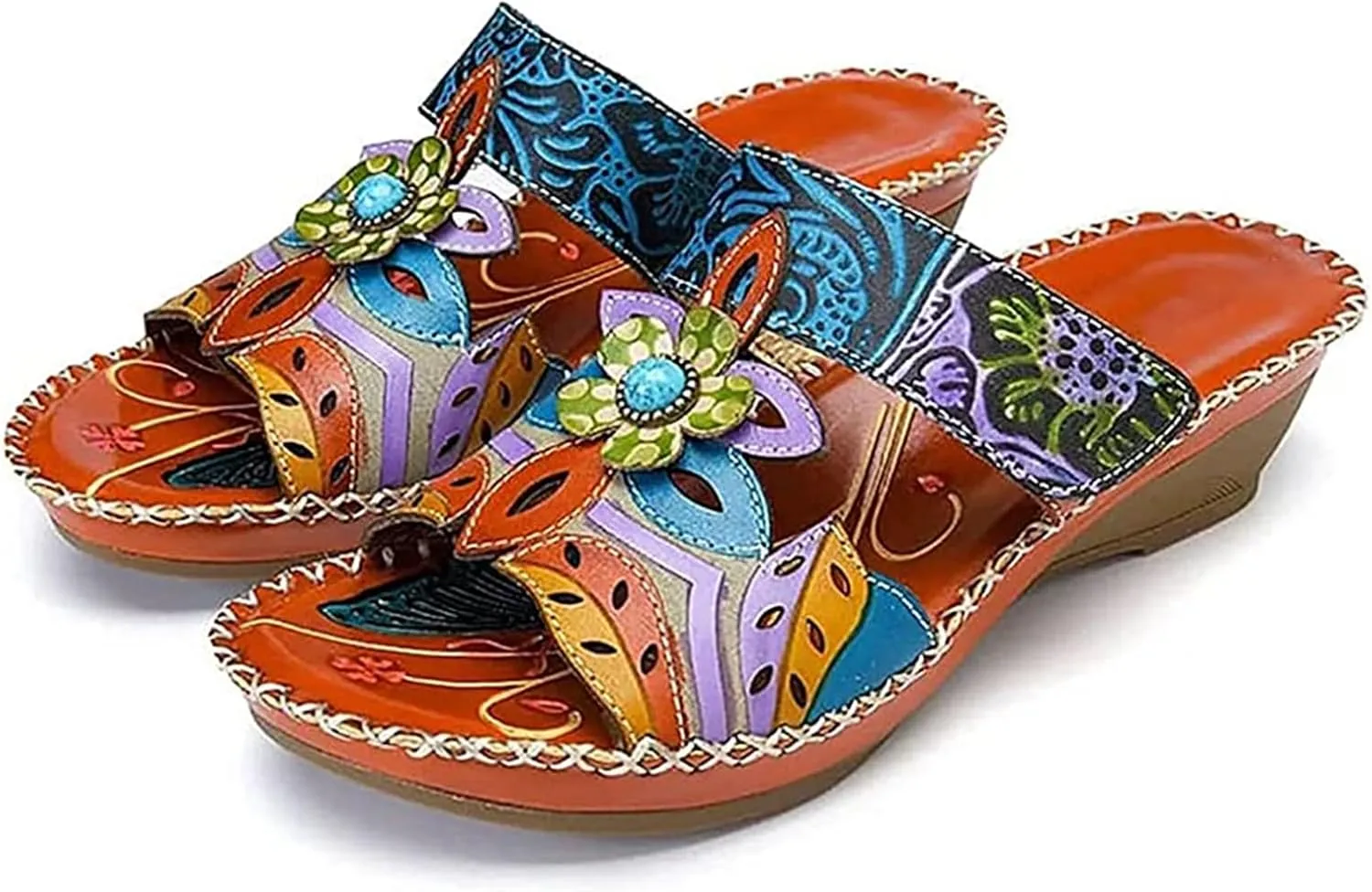 Ladmiple Sandals Women Dressy Comfortable Orthopedic Sandals Arch Support Flip Flops Soft Summer Beach Shoes Orthotic Slides