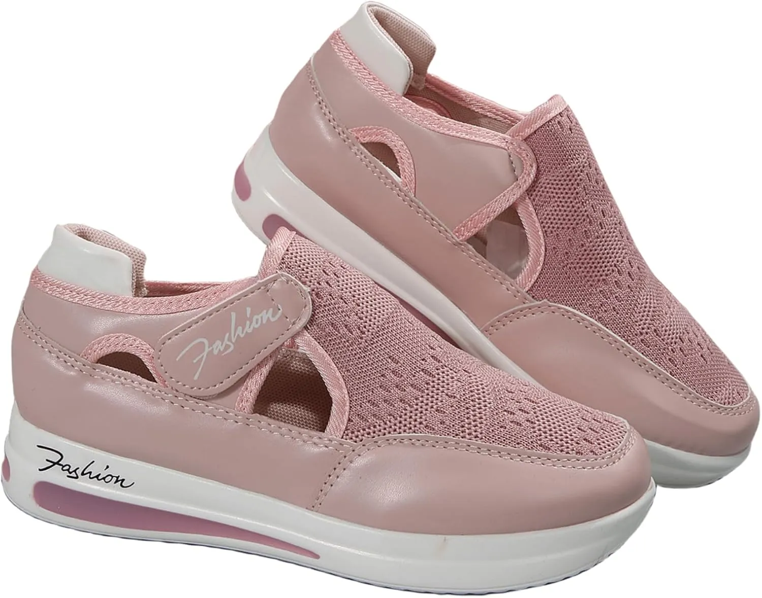 Ladmiple Shoes For Women Sneakers Slip Ons Walking Shoes Non Slip Lightweight Gym Fashion Lace Up Platform Flats Loafers