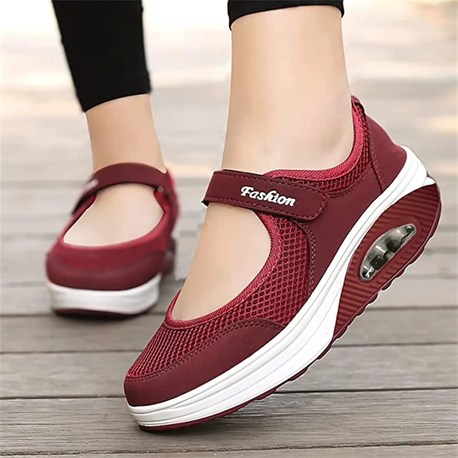 Ladmiple Sneakers For Women Comfortable Shoes Slip On Casual Platform Walking Shoes Dressy Summer Fashion Flats Loafers