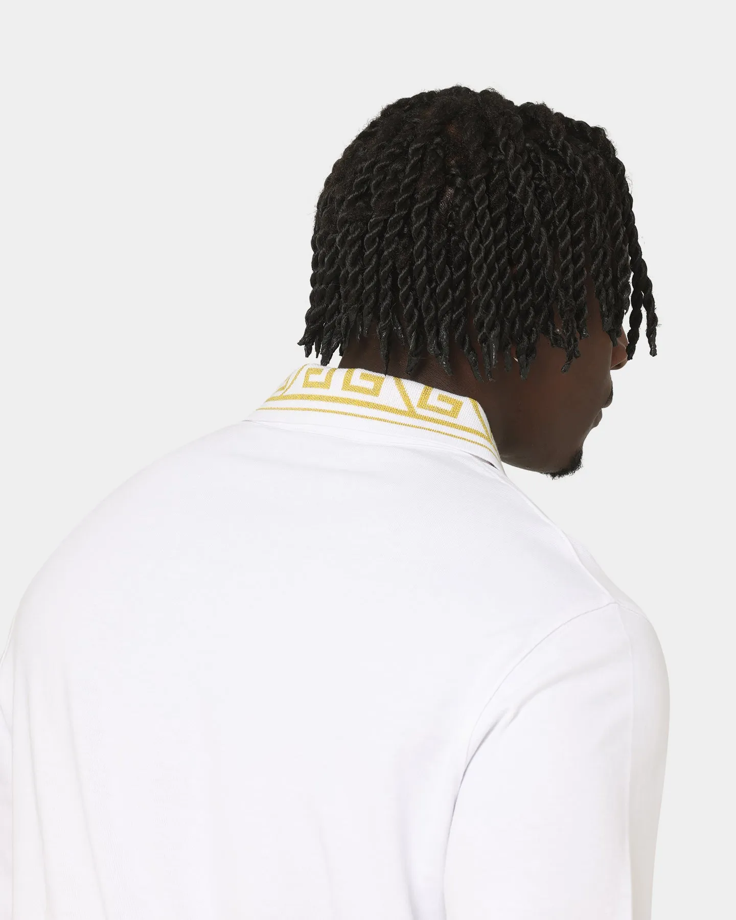 Last Kings City Of Angels Long Sleeve Polo Shirt White