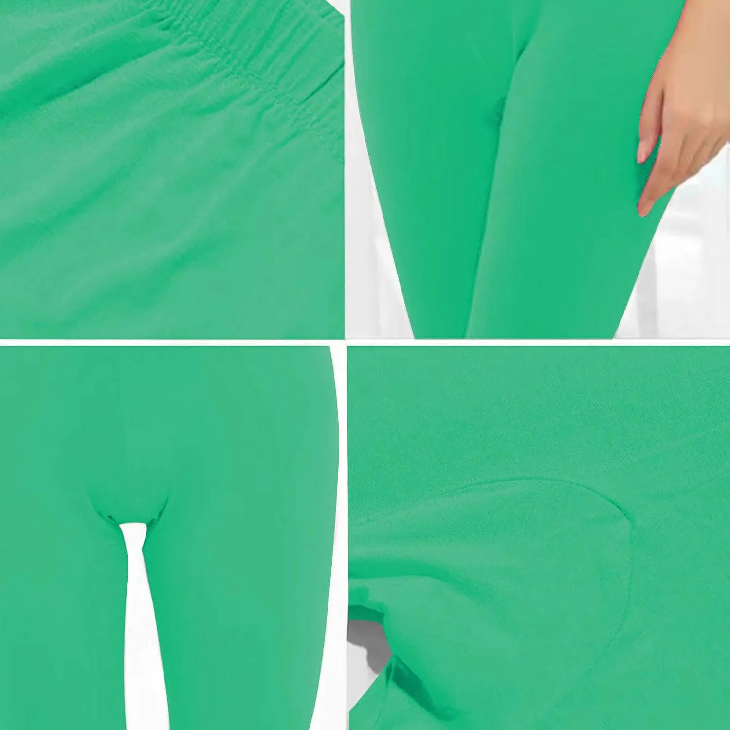 Leggings for Women High Waisted Stretch Biker Pants Casual Soft Workout Yoga Trousers Regular Tummy Control Pants