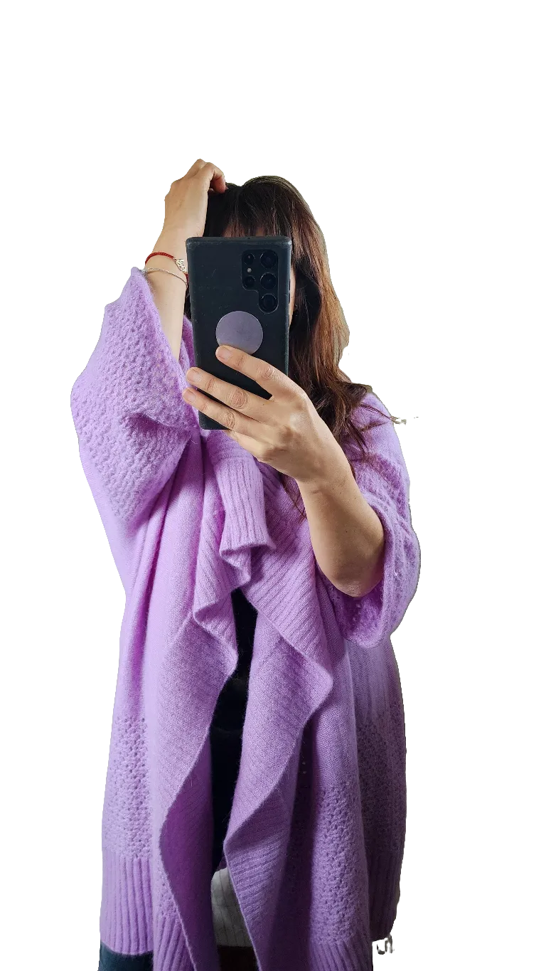 Light weight cardi  (Alpaca) - Camel