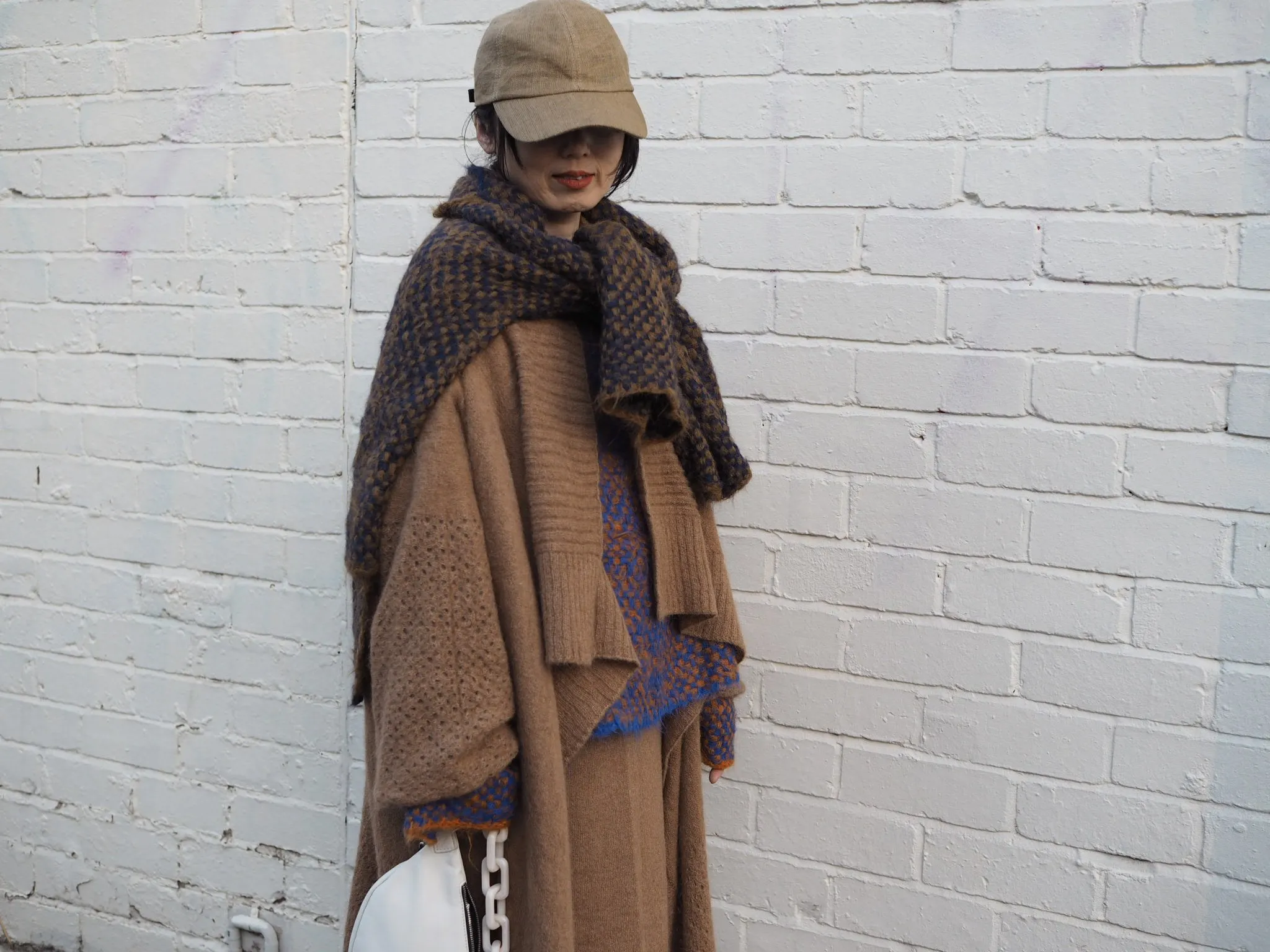 Light weight cardi  (Alpaca) - Camel