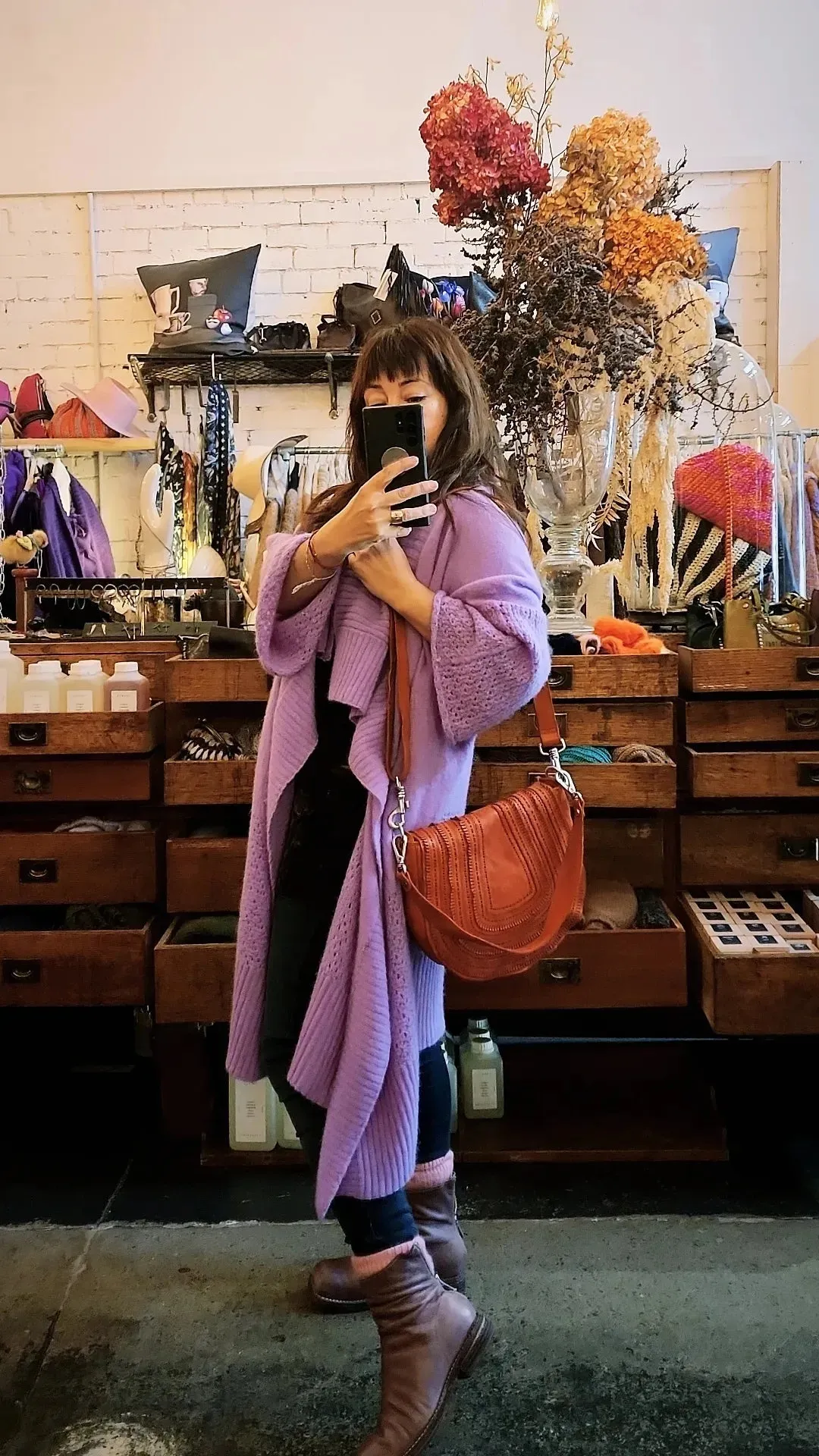 Light weight cardi  (Alpaca) - Camel