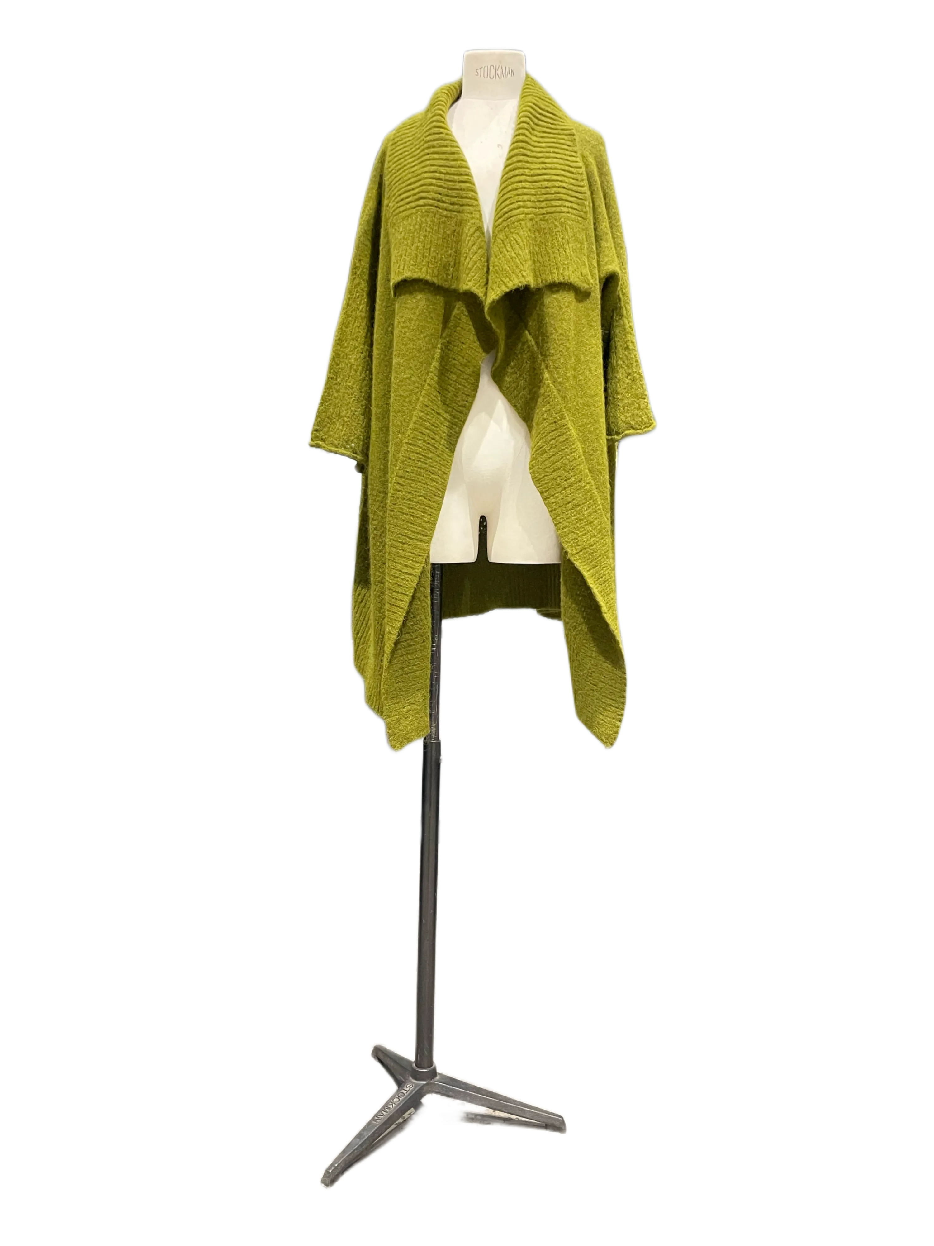 Light weight cardi (Alpaca) - Moss green