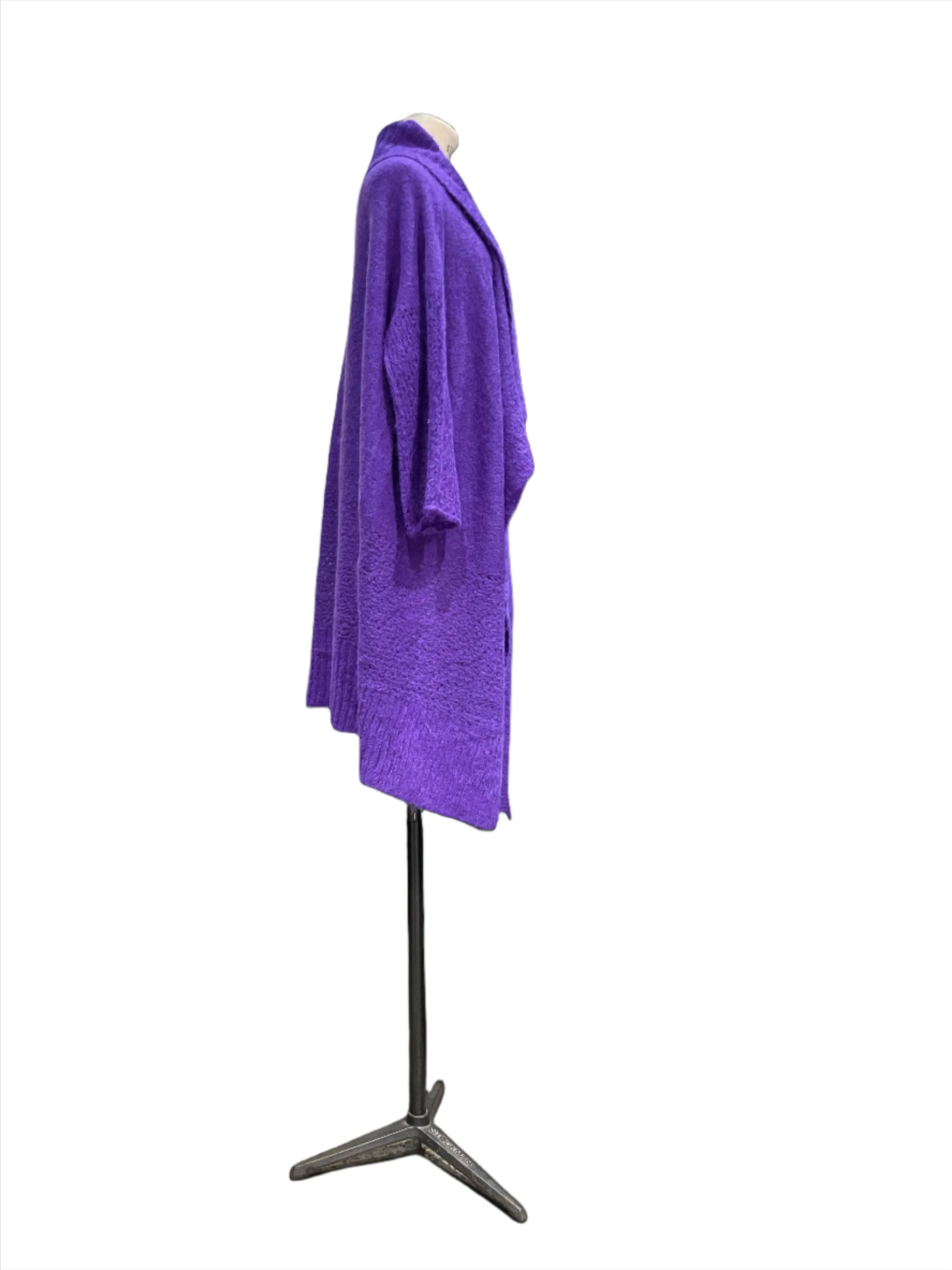Light weight cardi  (Alpaca) - Violet