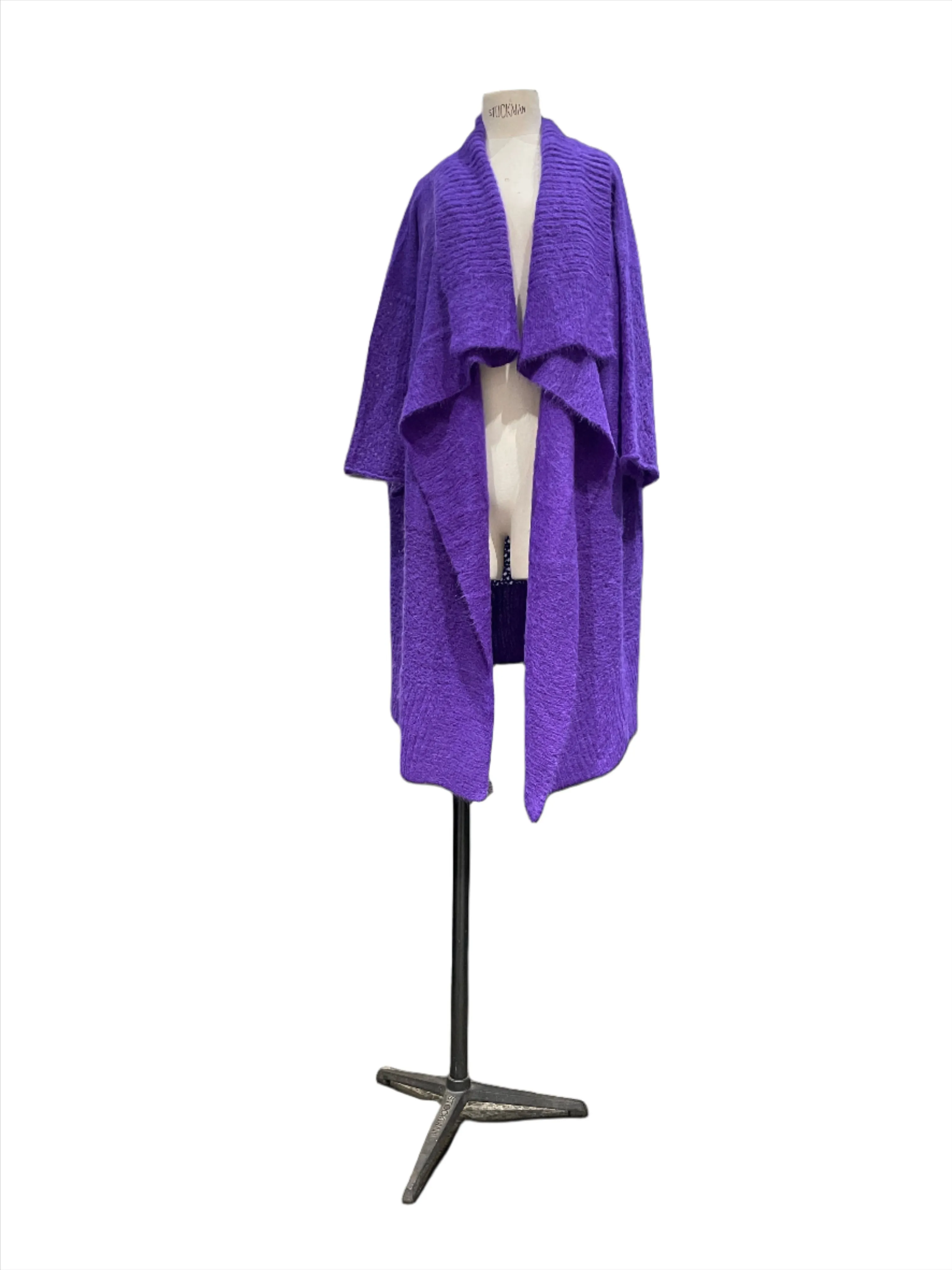 Light weight cardi  (Alpaca) - Violet