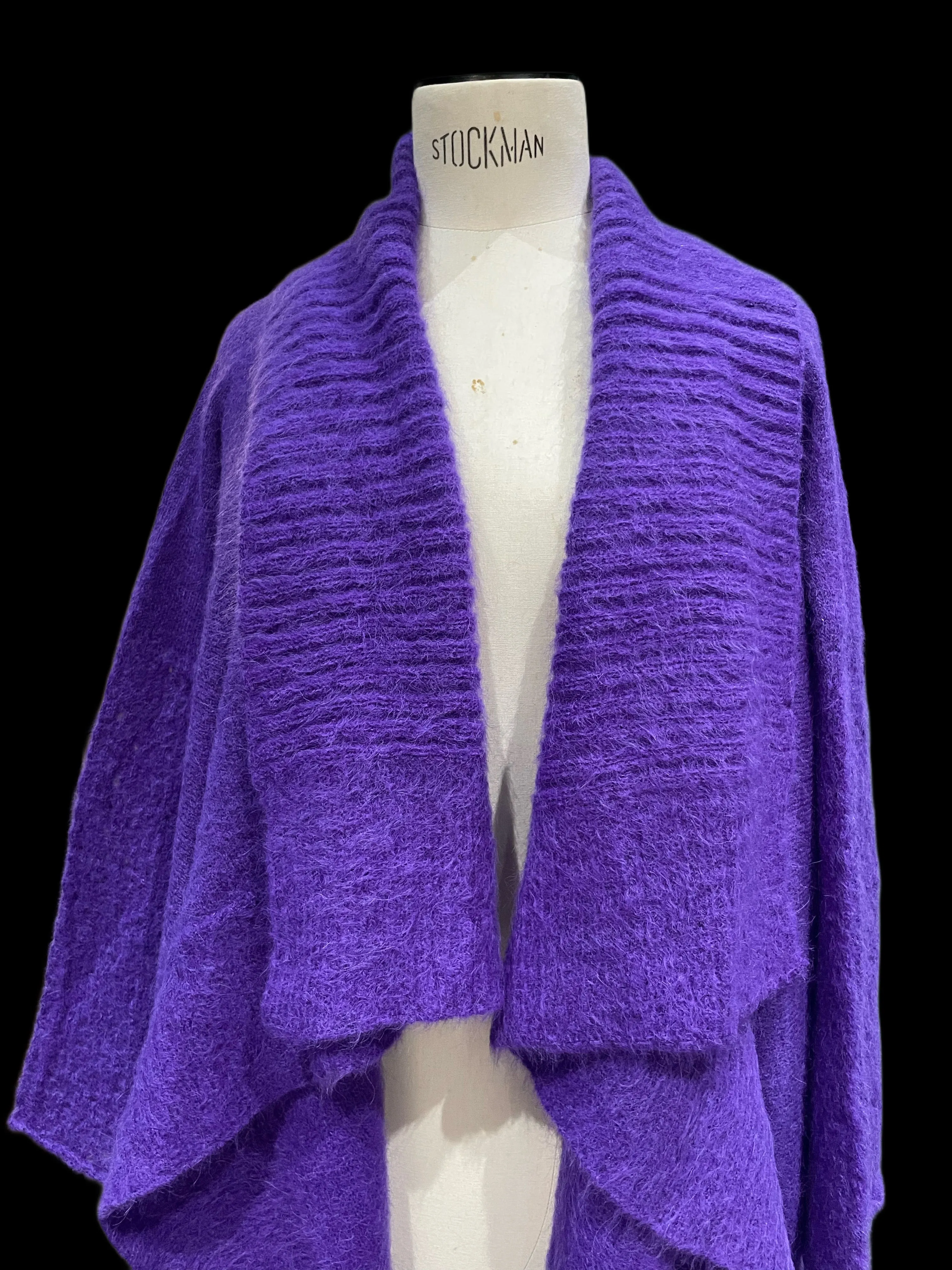 Light weight cardi  (Alpaca) - Violet