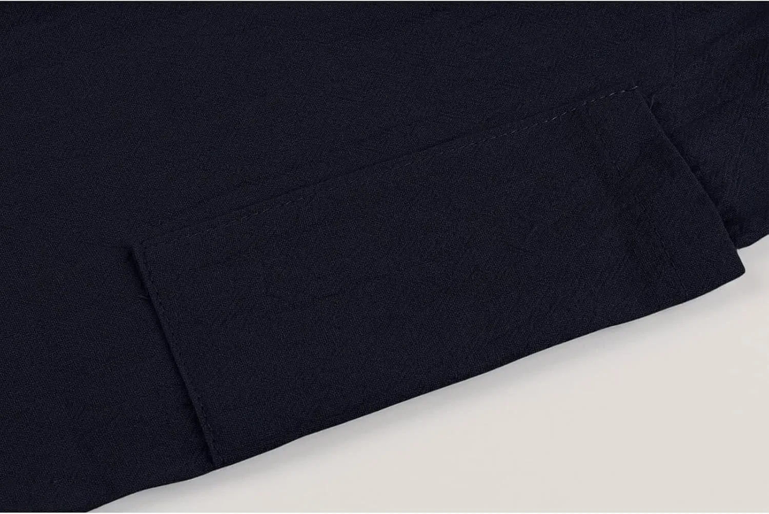 Linen Pants Womens Elastic Waist Harem Pants Casual Baggy Beach Pants with Pockets