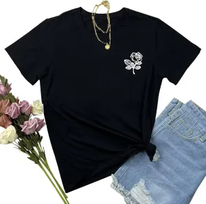LOOKFACE Women Graphic Tees Cute T Shirts