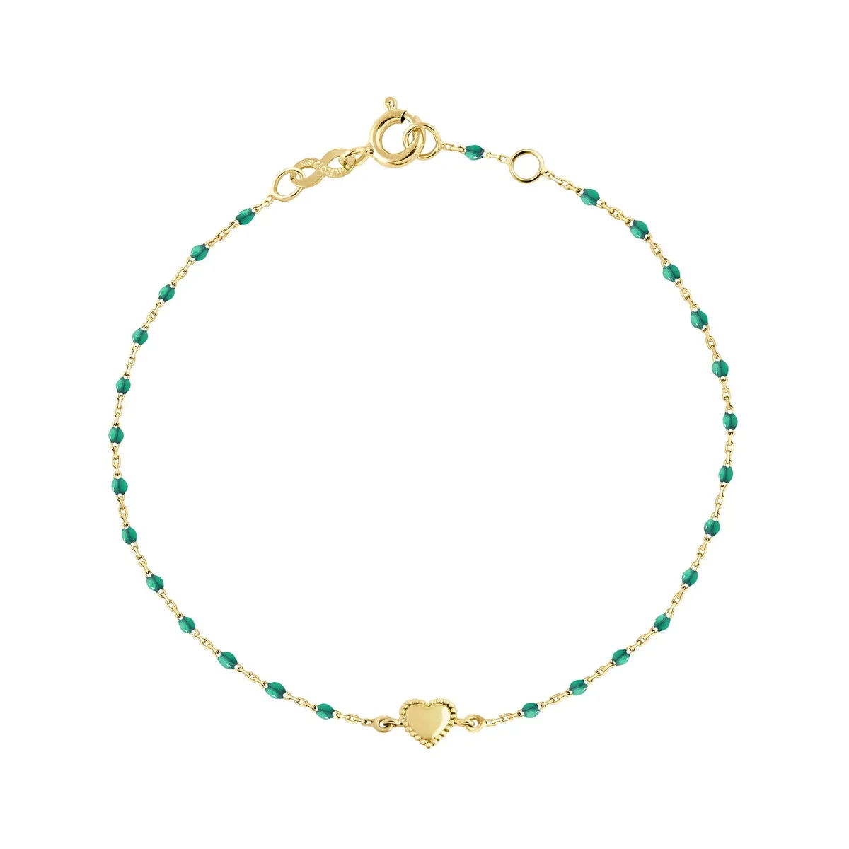 Lucky Heart Bracelet in Yellow Gold