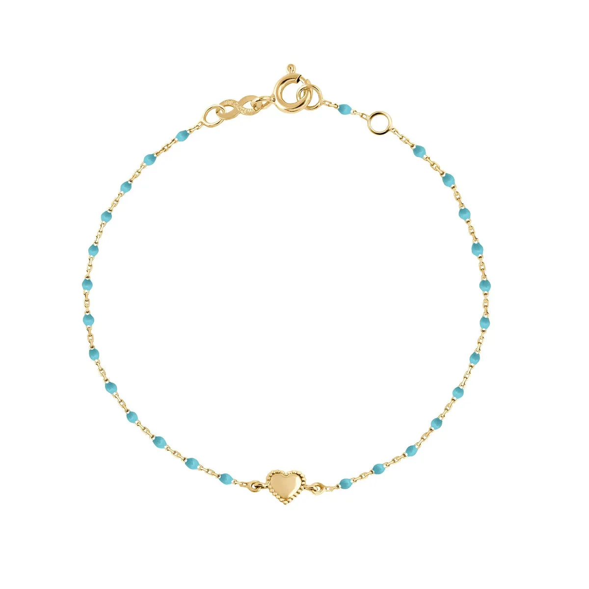 Lucky Heart Bracelet in Yellow Gold