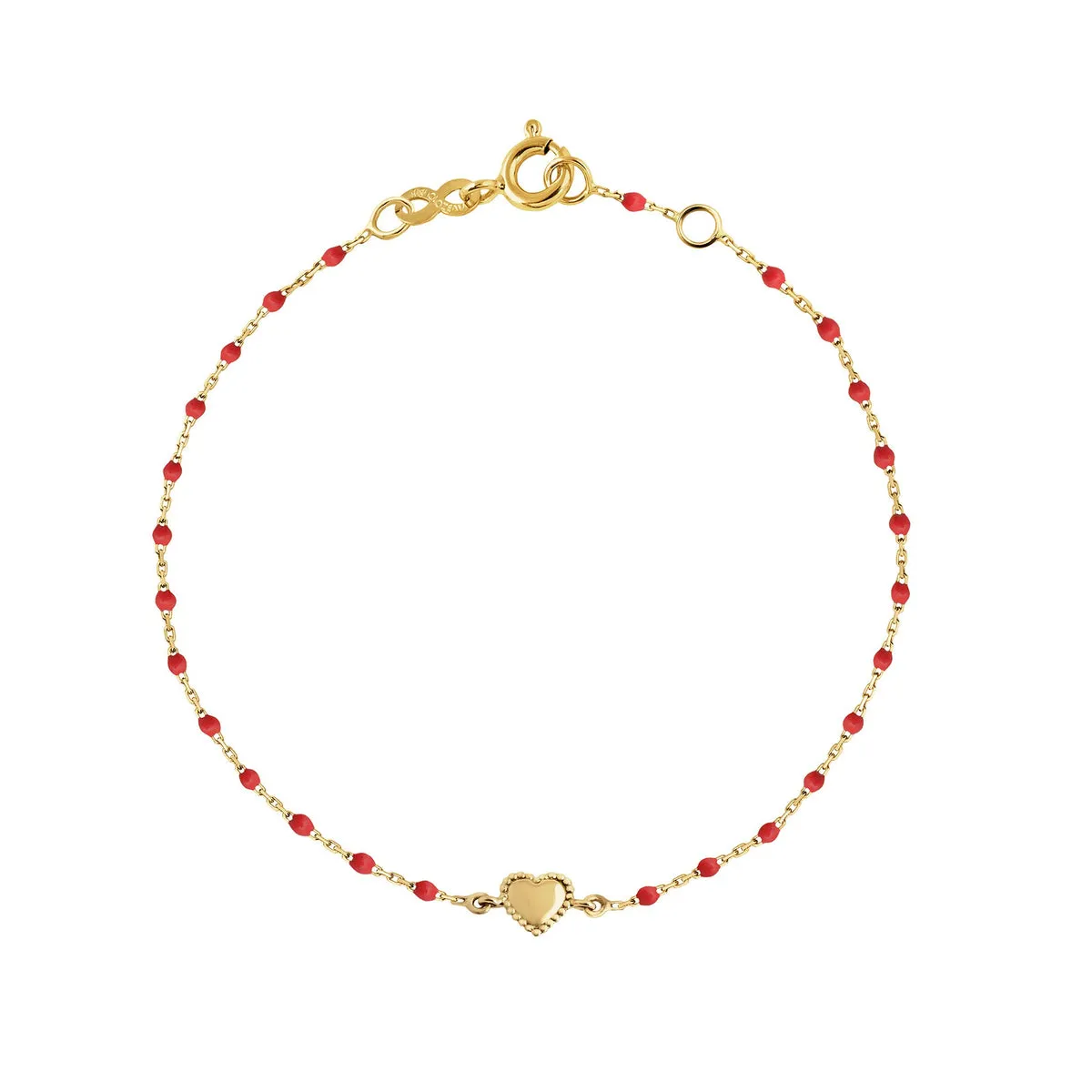 Lucky Heart Bracelet in Yellow Gold