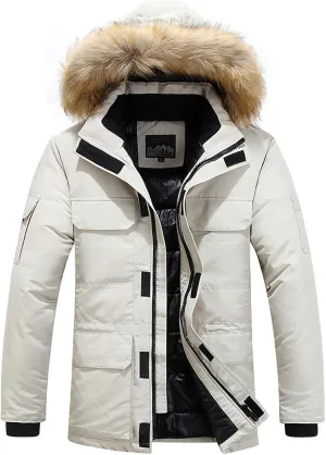Men's Autumn Winter Coat Jacket Casual Plus Size Light Zip Pocket Cotton Padded Warm Soft Jacket Coat Solid Top