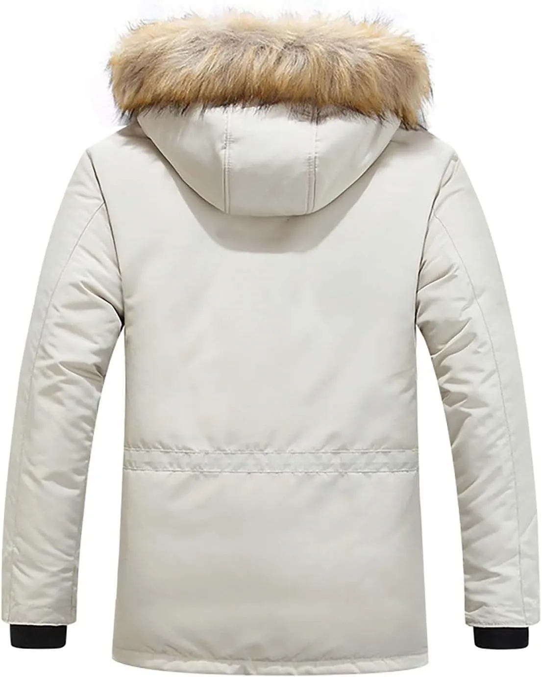 Men's Autumn Winter Coat Jacket Casual Plus Size Light Zip Pocket Cotton Padded Warm Soft Jacket Coat Solid Top