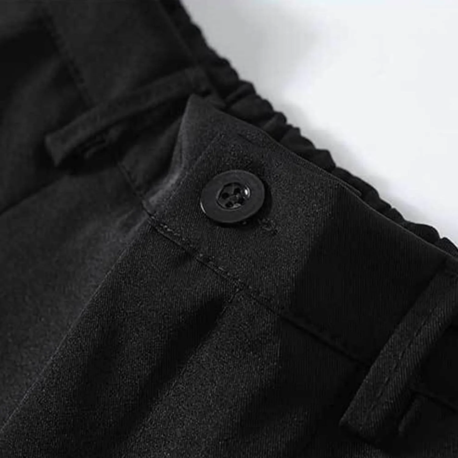 Men'S Classic Waist Plain Front Dress Pants Lightweight Comfort Chino Pants Stretch Slim Fit Skinny Suit Pants