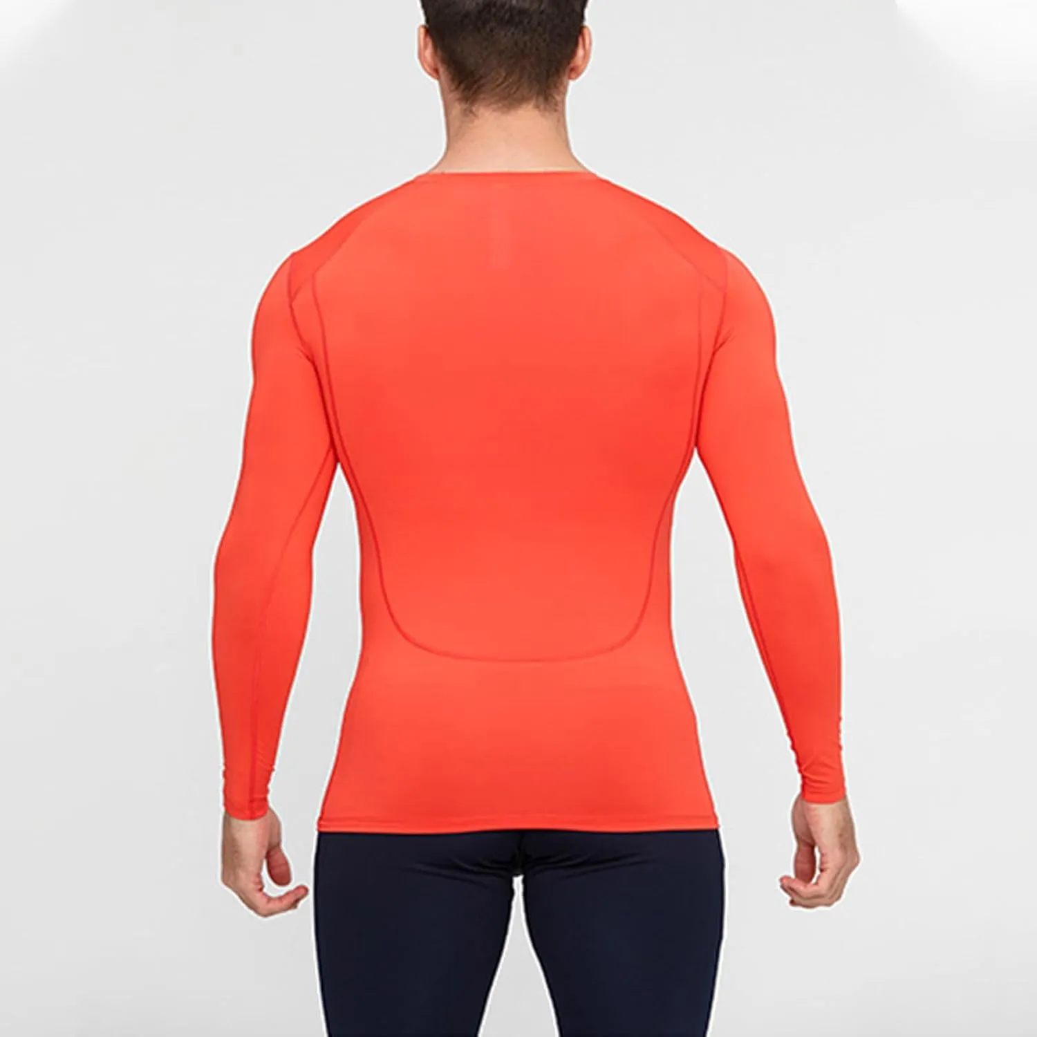Men's Compression Shirts Long Sleeve Tops Workout Gym T Shirt Running Tees Quick Dry Sports Baselayer Undershirts