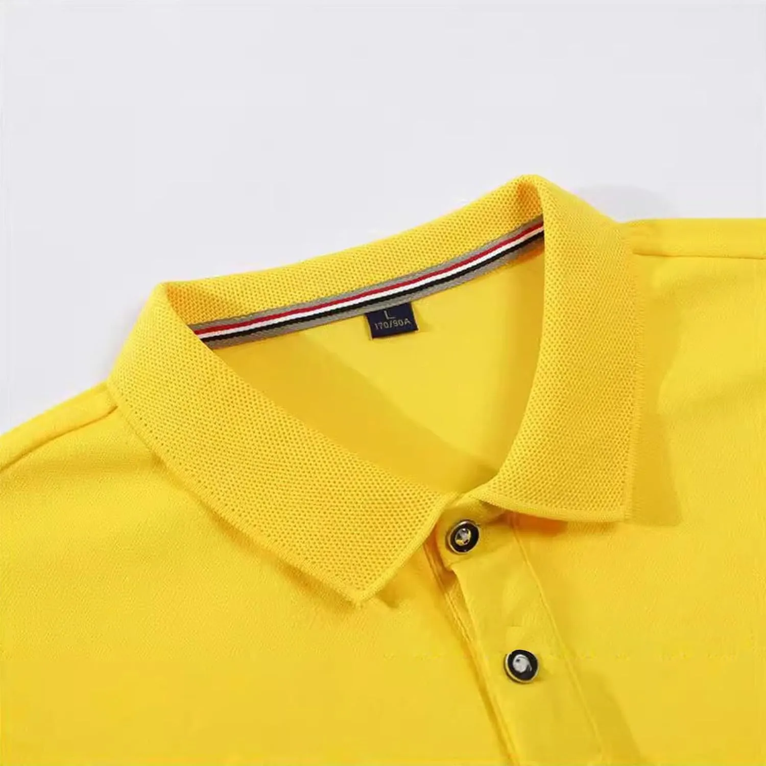 Men's Lightweight Golf Polo Shirts Summer Business Short Sleeve T-Shirts Stylish Lapel Casual Slim Fit Tee