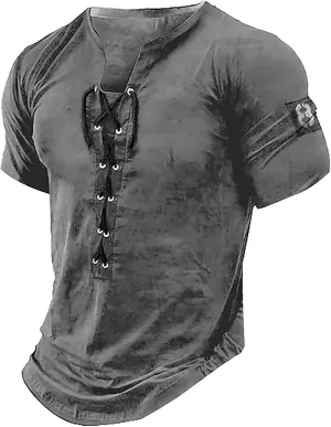 Mens Shirts,Casual Oversize Short Sleeve Graphic and Embroidered Fashion T-Shirt Printed Top Tee Blouse 2024