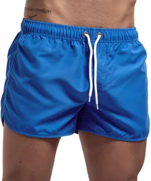 Men's Shorts Summer Beach Slim-Fit 5" Flat-Front Lightweight Comfort Stretch Chino Short Drawstring Walk Shorts