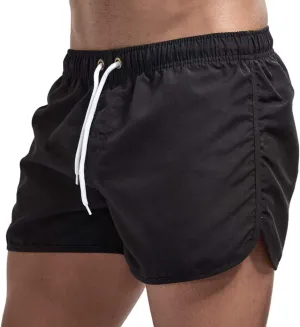 Men's Shorts Summer Beach Slim-Fit 5" Flat-Front Lightweight Comfort Stretch Chino Short Drawstring Walk Shorts