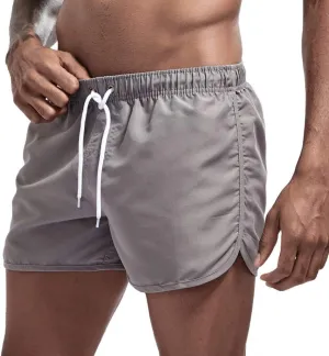 Men's Shorts Summer Beach Slim-Fit 5" Flat-Front Lightweight Comfort Stretch Chino Short Drawstring Walk Shorts