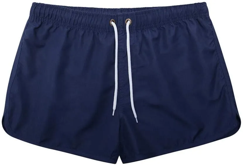 Men's Shorts Summer Beach Slim-Fit 5" Flat-Front Lightweight Comfort Stretch Chino Short Drawstring Walk Shorts