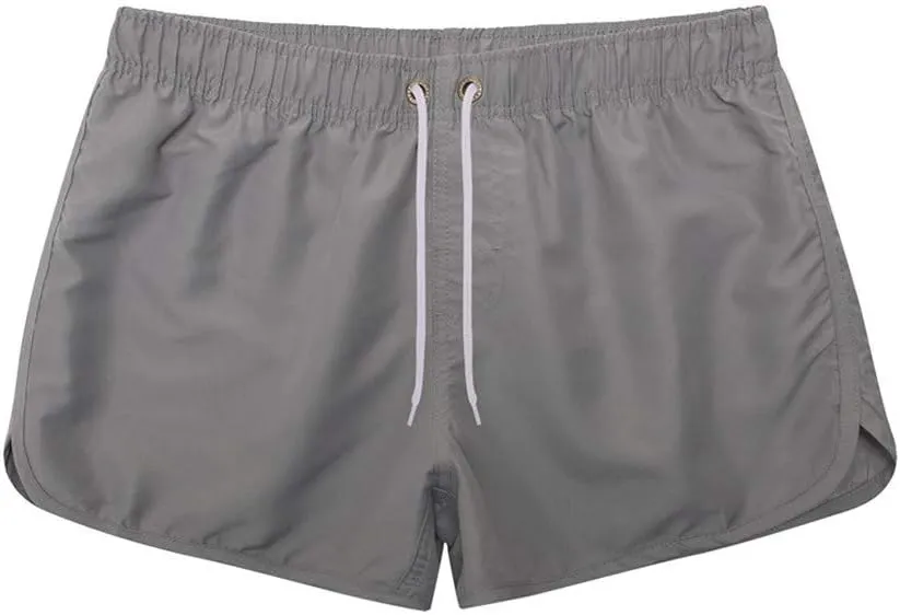 Men's Shorts Summer Beach Slim-Fit 5" Flat-Front Lightweight Comfort Stretch Chino Short Drawstring Walk Shorts
