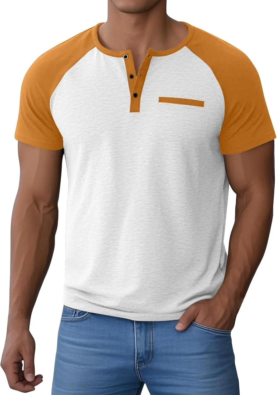 Mens Spring Shirts : Super Soft Premium Fabric Moisture Wicking Comfortable Work Tees
