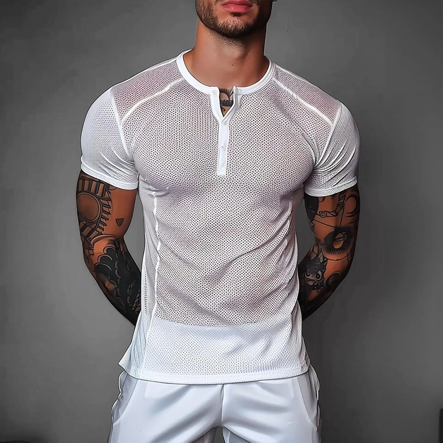 Men's Spring Shirts : Super Soft Premium Fabric Wrinkle Free Comfortable Work Tees