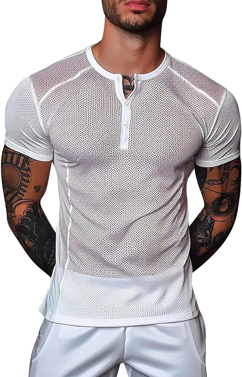 Men's Spring Shirts : Super Soft Premium Fabric Wrinkle Free Comfortable Work Tees