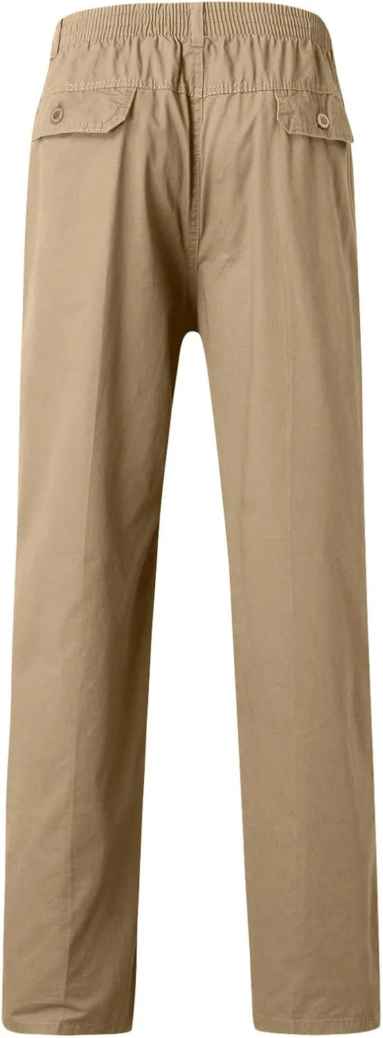 Mens Sweatpants with Pockets Big and Tall Pants Lightweight Hiking Workout Jogger Mens Streetwear Reflective Tactical