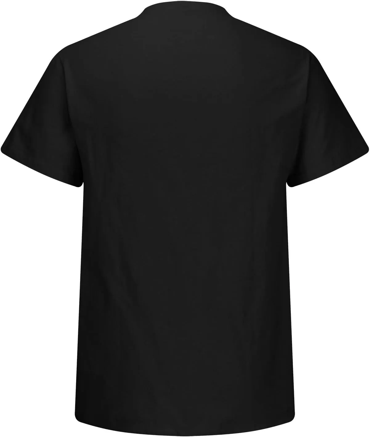 Men's T-Shirts Cotton Linen Short Sleeve Button Down Shirt Summer Loose Fit Solid Business Casual Shirts Beach Shirt