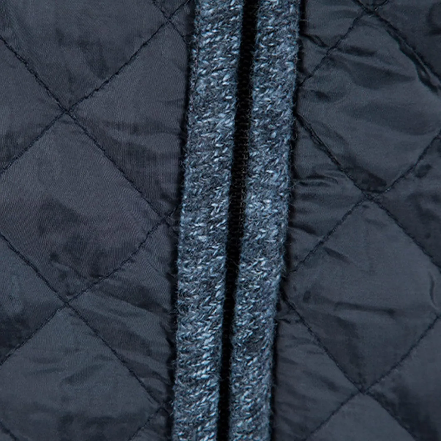 Men's Winter Casual Cardigan Cotton-padded Jacket Stand Collar Knitted Splice Sweater Coat for Coats Men
