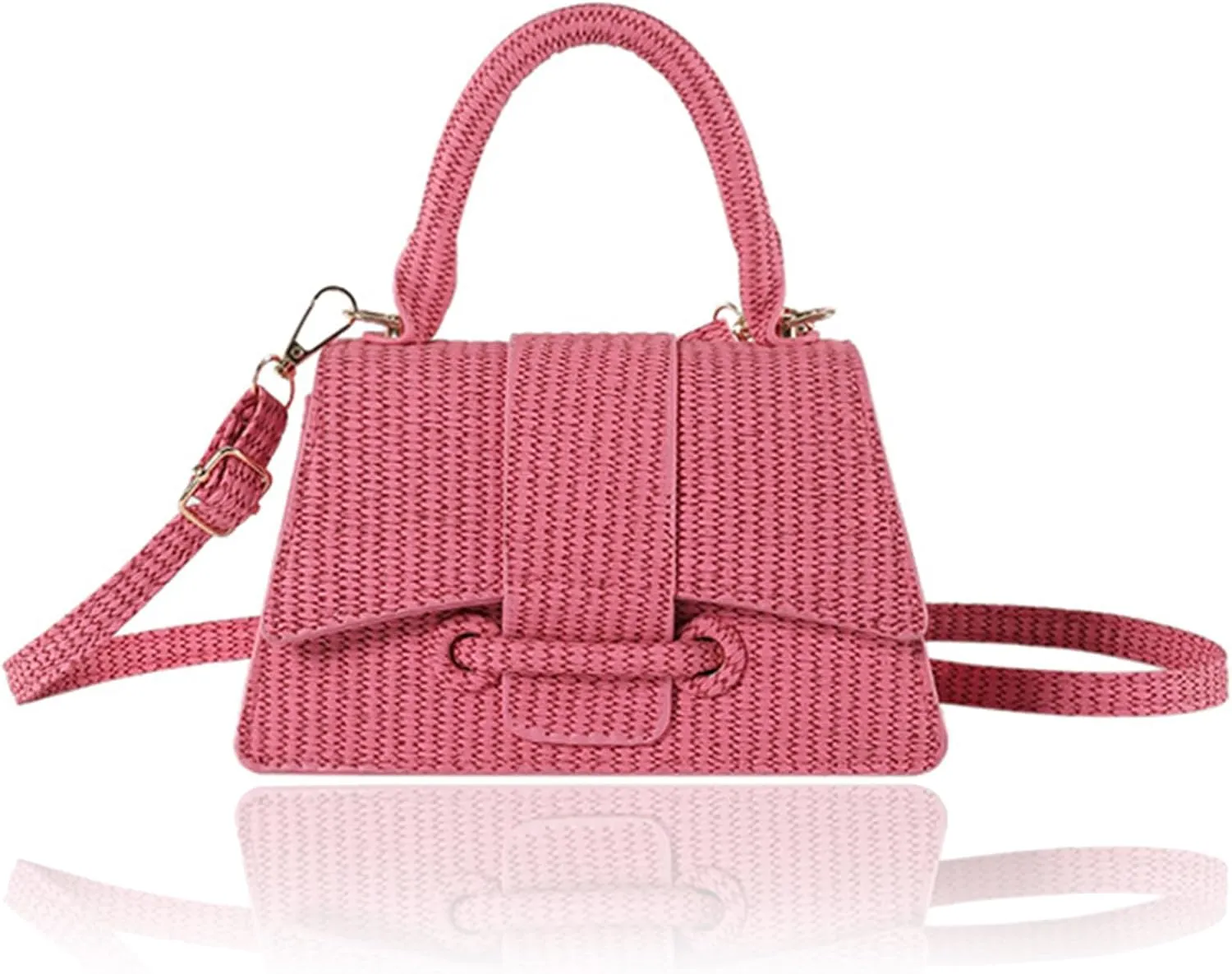 Mini Handbag Purse for Women PU Leather Top Handle Evening Bag,Cute Small Crossbody Clutch Wallet
