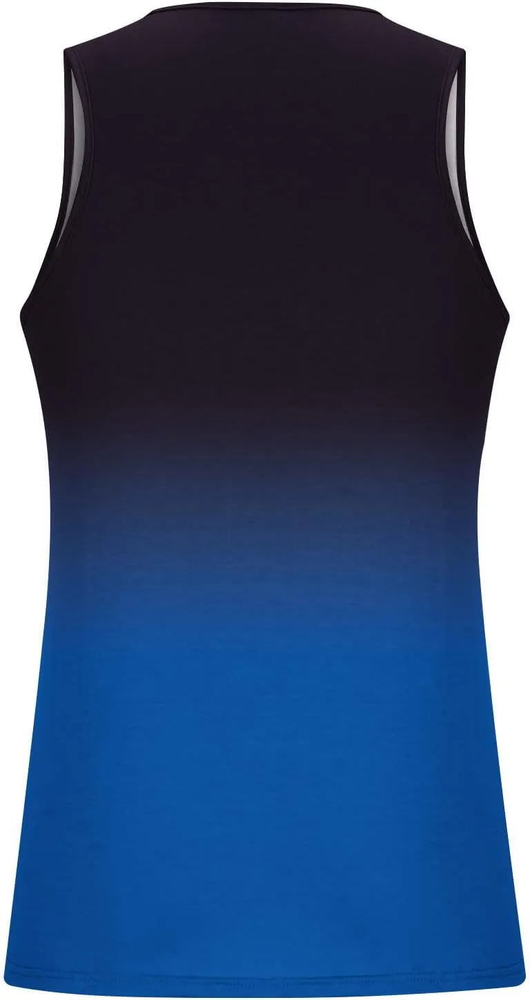 Muscularfit Beach Tank Tops for Men Summer Fashion Sleeveless Gradient Color Muscle Basic T Shirts Casual Loose Pullover Tops