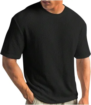 Muscularfit Oversized Shirts for Men Loose Fit Short Sleeve Crewneck Shirt Casual Gym Workout Athletic Tops Outdoor Fashion