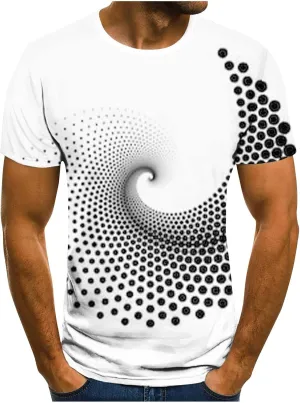 Muscularfit T Shirts for Men 2023 Light Weight Crew Neck Short Sleeve Summer Shirt Casual Loose Short Sleeve 3D Print Shirts